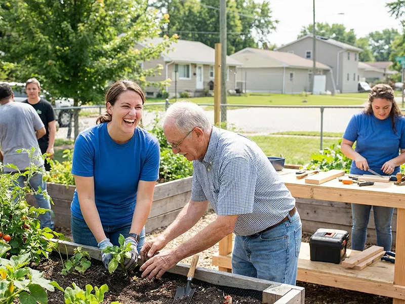 Bold Hope Local volunteers serving together